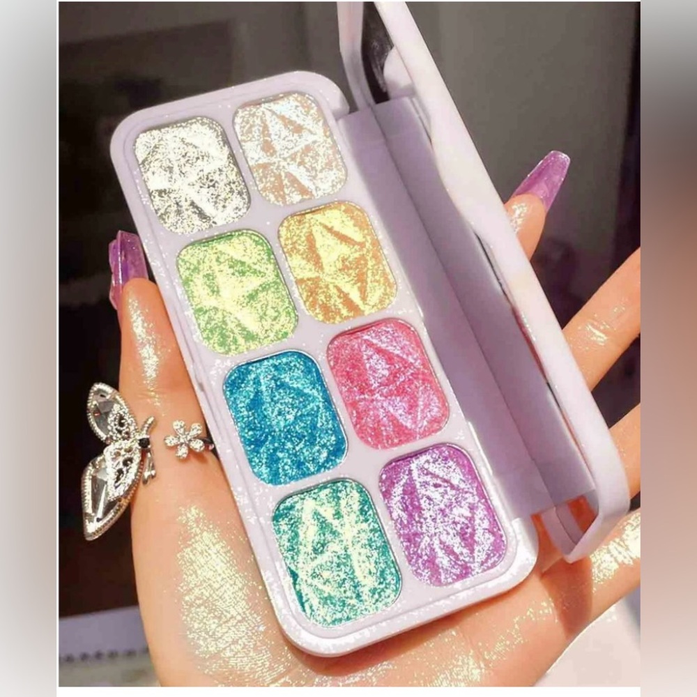 ❤️⭐ 8-Color Eyeshadow Palette - Vibrant Shades - Picture 2 of 5